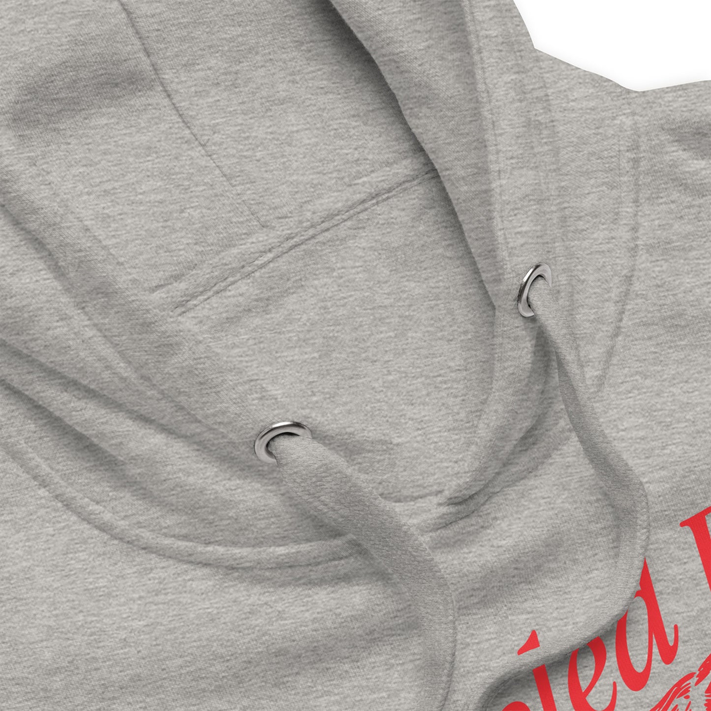 "FUELED BY TENDER RAGE" - PREMIUM HEAVYWEIGHT GREY HOODIE